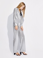 Костюм женский MINAKU (брюки, пиджак), размер 42, цвет серебро - Фото 3