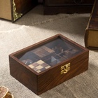 Набор головоломок 6 в1, 17.5×12×6 см, дерево шишам - Фото 3