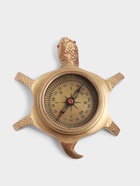 Компас "Черепашка" латунь 10х10х3,5 см - фото 809486516