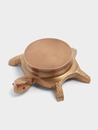 Компас "Черепашка" латунь 10х10х3,5 см - фото 809486517