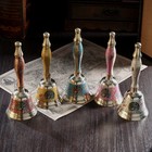 Колокольчик "Счастье"латунь, МИКС  6,5х6,5х16 см - Фото 5