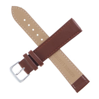 Ремешок для часов «Соломон», 18 мм, натуральная кожа, длина 20 см, коричневый
