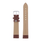 Ремешок для часов «Соломон», 18 мм, натуральная кожа, длина 20 см, коричневый - Фото 3