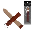 Ремешок для часов «Соломон», 18 мм, натуральная кожа, длина 20 см, коричневый - Фото 5