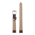 Ремешок для часов «Соломон», 12 мм, натуральная кожа, длина 20 см, коричневый - Фото 3