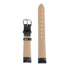 Ремешок для часов «Соломон», 14 мм, натуральная кожа, длина 18 см, чёрный - Фото 3