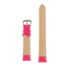 Ремешок для часов «Соломон», 14 мм, натуральная кожа, длина 18 см, розовый - Фото 3