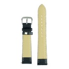 Ремешок для часов «Соломон», 18 мм, натуральная кожа, длина 20 см, чёрный - Фото 3