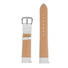 Ремешок для часов «Соломон», 18 мм, натуральная кожа, длина 20 см, белый - Фото 3