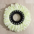 Швабра с отжимом Доляна: ведро с металлической центрифугой, 18 л, запасная насадка из микрофибры, цвет синий - Фото 11