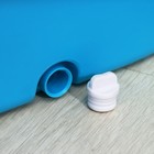 Набор для уборки Доляна: ведро на колёсиках с металлической центрифугой 18 л, швабра, запасная насадка из микрофибры, цвет синий - фото 9365471