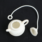 Ситечко для чая Доляна «Чайник», 5,5 см, цвет белый - Фото 2