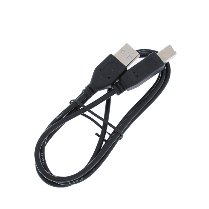 Кабель интерфейсный "Гарнизон" GCC-USB2-AMBM-1M, USB2.0, A(m)-B(m), до 480 Мб/с, 1 м, черный - фото 51296516