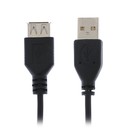 Кабель-удлинитель "Гарнизон" GCC-USB2-AMAF-1.8M, USB2.0, A(m)-A(f), 1.8 м, черный - фото 9081039