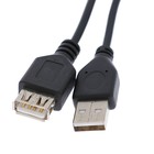 Кабель-удлинитель "Гарнизон" GCC-USB2-AMAF-1.8M, USB2.0, A(m)-A(f), 1.8 м, черный - фото 9081040