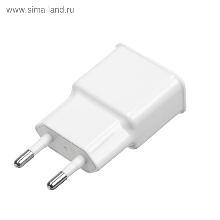 Зарядное устройство Cablexpert MP3A-PC-11, 2 USB, 2.1 A, белое - Фото 1