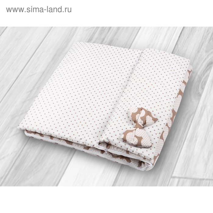 Спальный мешок Magic sleep, размер 47 × 100 см, принт мышонок, цвет кофейный