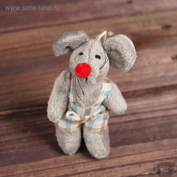 Мягкая игрушка-подвеска «Мышка», цвета и виды МИКС - Фото 1