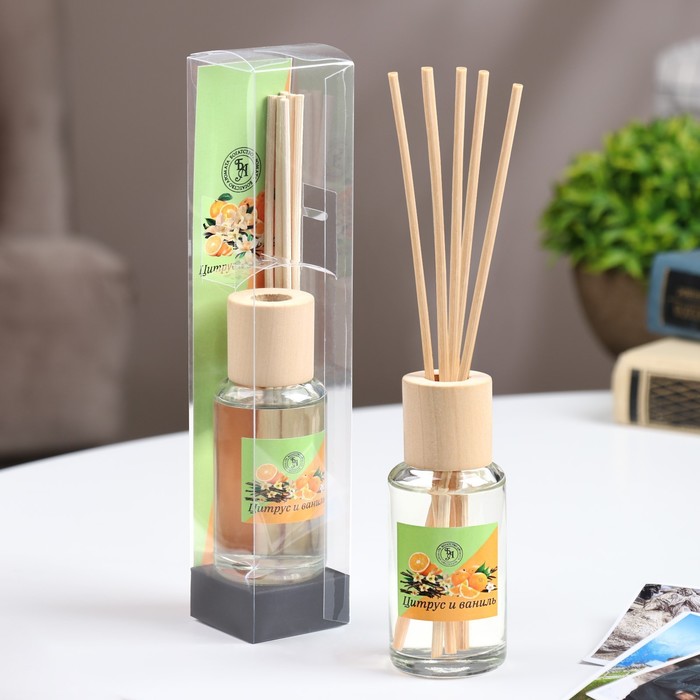 Диффузор ароматический "Модерн", 50 мл, цитрус и ваниль, 8 марта, "Богатство Аромата" - Фото 1