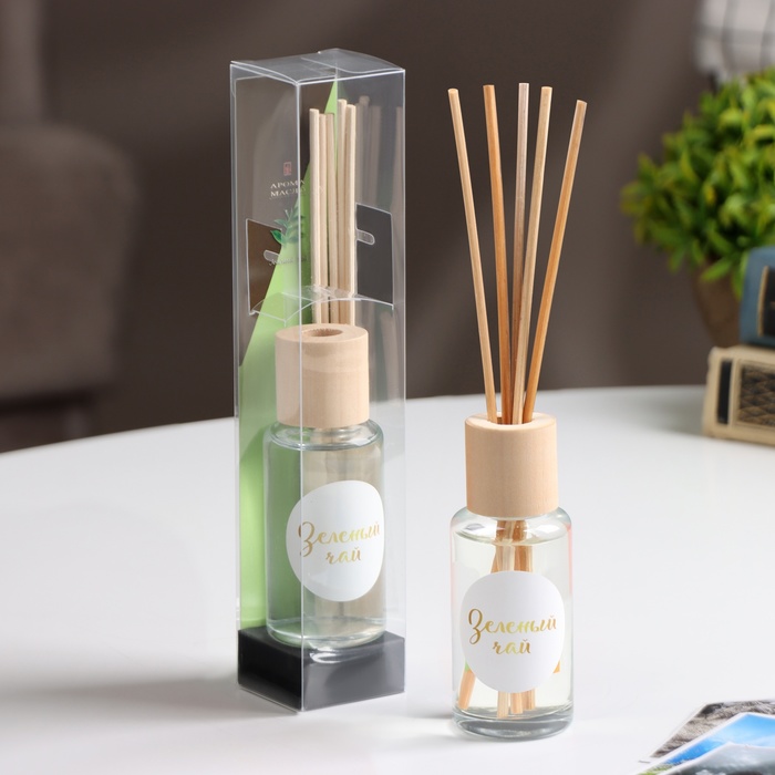 Диффузор ароматический "Модерн", 50 мл, зелёный чай, 8 марта, "Богатство Аромата" - Фото 1