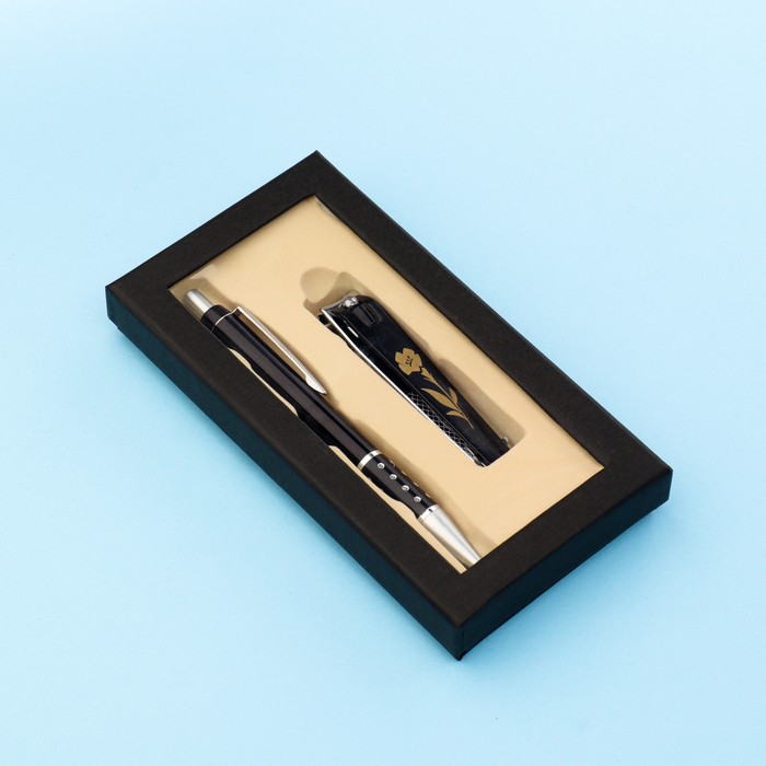 Набор подарочный 2в1 (ручка, кусачки) - фото 1908495125