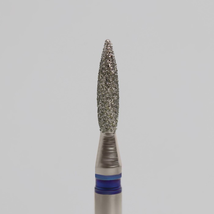 Фреза алмазная для маникюра «Пламя», средняя зернистость, 1,8 × 8 мм, в пластиковом футляре - фото 1896764271