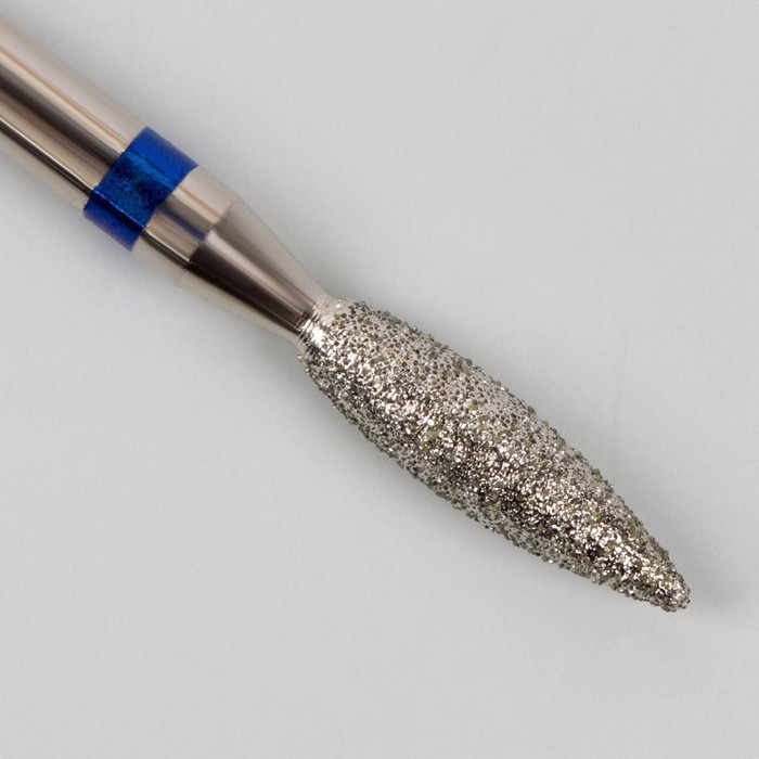 Фреза алмазная для маникюра «Пламя», средняя зернистость, 2,7 × 8 мм, в пластиковом футляре - фото 1896764281
