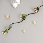 Декор ветка "Розочки с зеленью" 150 см (фасовка 5 шт, цена за 1шт) микс 4450071