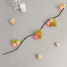 Декор тинги «Ягодки пушистые», h=150 см, МИКС (комплект 5 шт) - фото 25264619