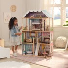 Домик кукольный KidKraft «Шарллота», четырёхэтажный, с мебелью - фото 110245690