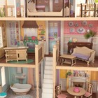 Домик кукольный KidKraft «Шарллота», четырёхэтажный, с мебелью - Фото 5
