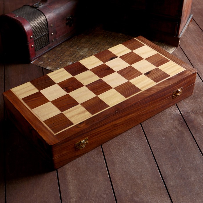 Шахматы раскладные 40х40х6,5 см - фото 1907037165