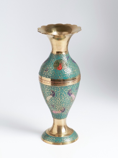 Ваза «Цветок», 8×8×21 см, латунь