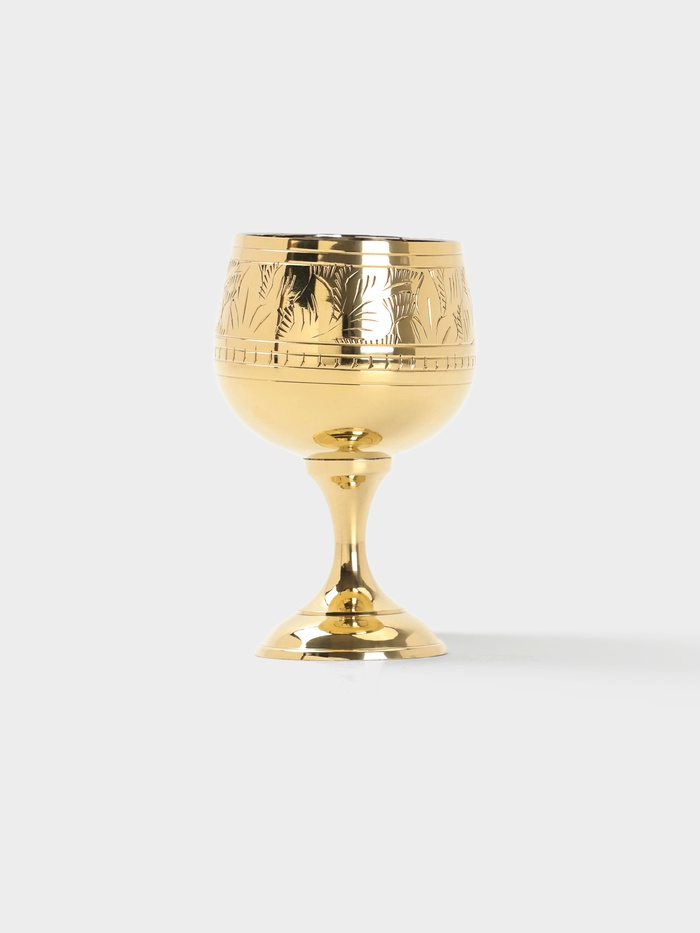 Рюмка «Рисунок», 7×7×11 см, латунь - Фото 1