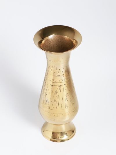 Ваза «Адония», 7.5×7.5×20 см, латунь