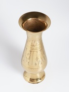 Ваза "Адония" латунь 7,5х7,5х20 см - фото 809331606