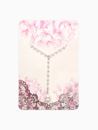 Колье с жемчугом «Олимпия», белое в серебре, 32 см - Фото 5