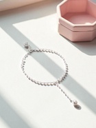 Колье с жемчугом «Олимпия», белое в серебре, 32 см - Фото 5