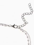 Кулон на цепочке с жемчугом «Олимпия», сердце, белый в серебре, 40 см - Фото 5