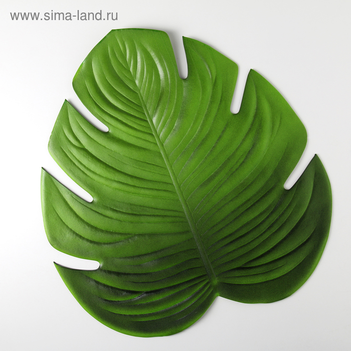Салфетка сервировочная на стол «Тропики», 46×42 см, зелёная - Фото 1