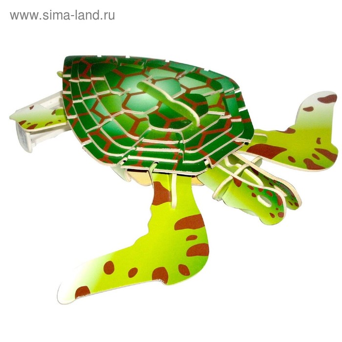 3D-модель сборная деревянная Чудо-Дерево «Морская черепаха» - Фото 1