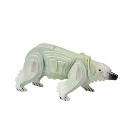 3D-модель сборная деревянная Чудо-Дерево «Белый медведь»