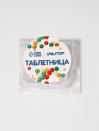 Таблетница, 3.5×3.5×2 см, 1 секция, прозрачная - Фото 4