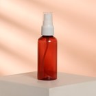 Бутылочка для хранения, с распылителем, 60 мл, цвет коричневый/белый - Фото 4
