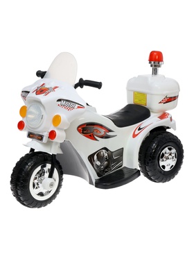 {{photo.Alt || photo.Description || 'УЦЕНКА (Не едет/Фары не горят) Электромобиль «Мотоцикл шерифа», МИКС (заменили крышку багажника (синяя))'}}