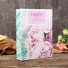 Фотоальбом на 200 фото 10×15 см Keep memories «Розовые королевские пионы», 26.5×17.5×5 см - Фото 1