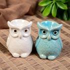 Аромалампа для эфирных масел «Растерянный совёнок», керамика, 8×6.5×5.5 см, МИКС - Фото 2
