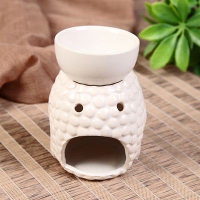 Аромалампа для эфирных масел «Будда с чашей на голове», керамика, 11.5×8×9 см, МИКС