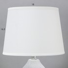 Лампа настольная «Цветы» 1xE14 40 вт белый 20×20×31 см - Фото 6