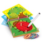 Геоборд с карточками «Пиши-стирай. Животные» - Фото 7